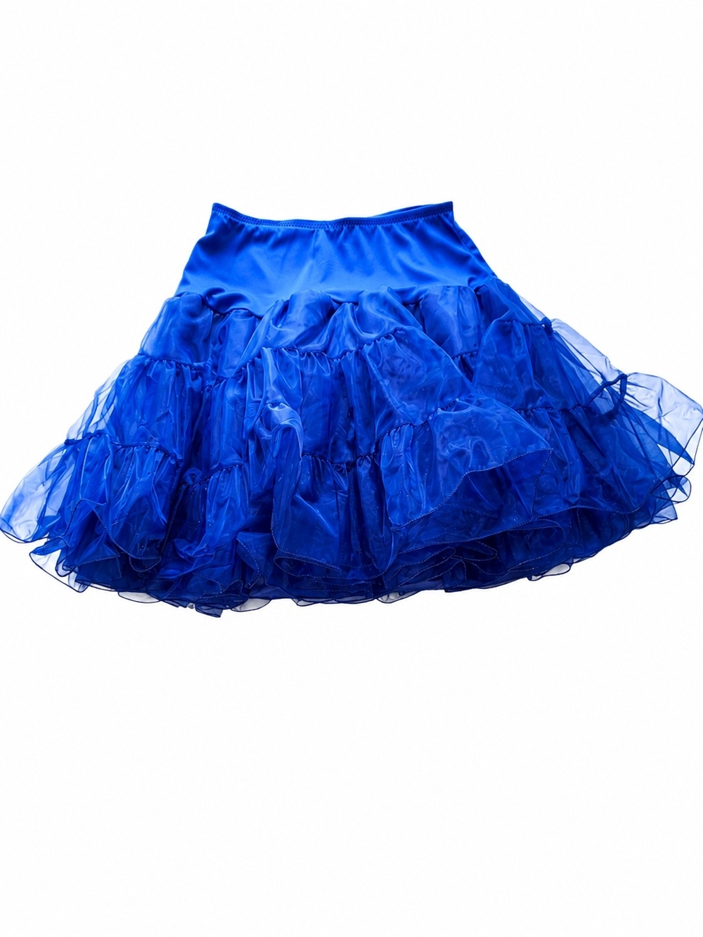 NWT Shimaly Royal Blue Petticoat Tutu Crinoline Underskirt Rockabilly Costume - Picture 1 of 13